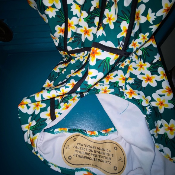 Floral One-Piece Swimsuit - Picture 6 of 6